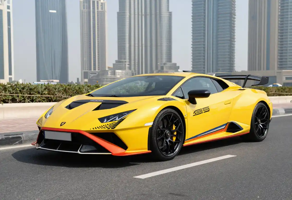 Limited Time Offer on Lamborghini Huracán STO Rental in Dubai