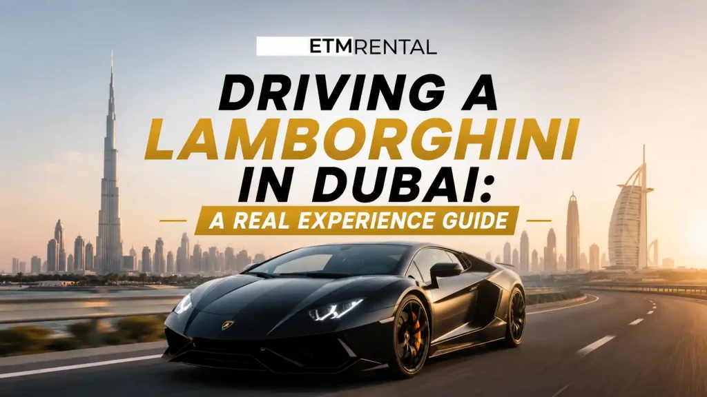 Driving a Lamborghini in Dubai: A Real Experience Guide