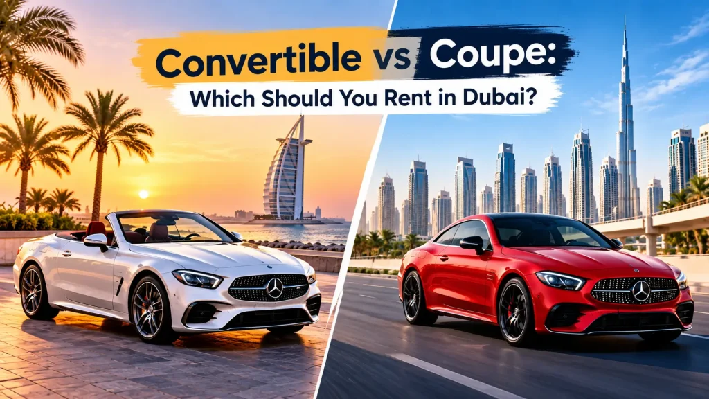 Convertible vs Coupe: Which Should You Rent in Dubai?